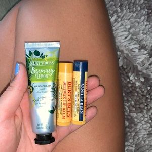 Burts Bees lotion and two chapsticks!